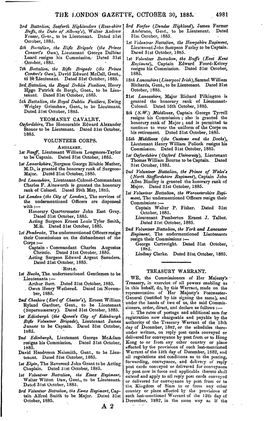 The London-Gazette, October 30, 1885. 4981