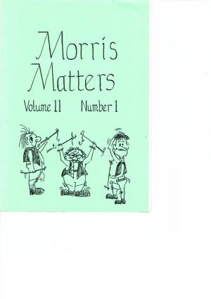 Attrrs Volume11 Number1 Morris Matters Volume 11, Number 1