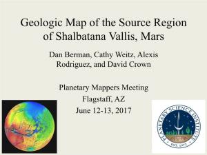 Geologic Map of the Source Region of Shalbatana Vallis, Mars