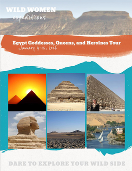 Details for Your Egypt Adventure