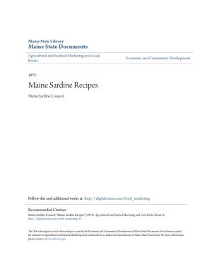 Maine Sardine Recipes Maine Sardine Council