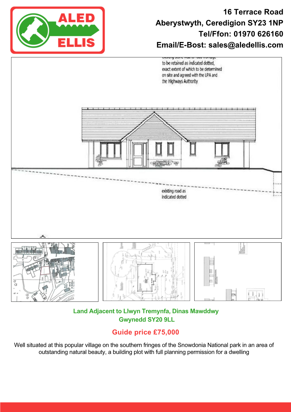 Dinas Mawddwy Gwynedd SY20 9LL Guide Price £75,000