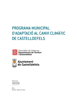 Programa Municipal D'adaptació Al Canvi Climàtic De Castelldefels