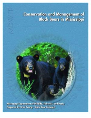 Conservation and Management of Black Bears in Mississippi