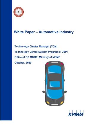 White Paper – Automotive Industry