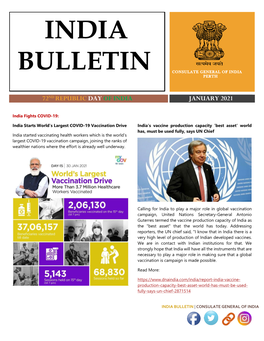 India Bulletin | Consulate General of India