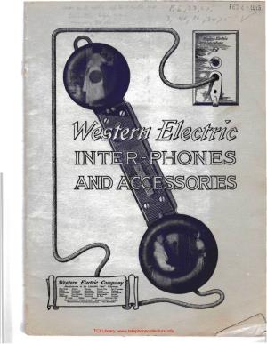 WE Inter-Phones and Accessories 1915