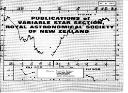 Publications of Variable Star Section, Royal