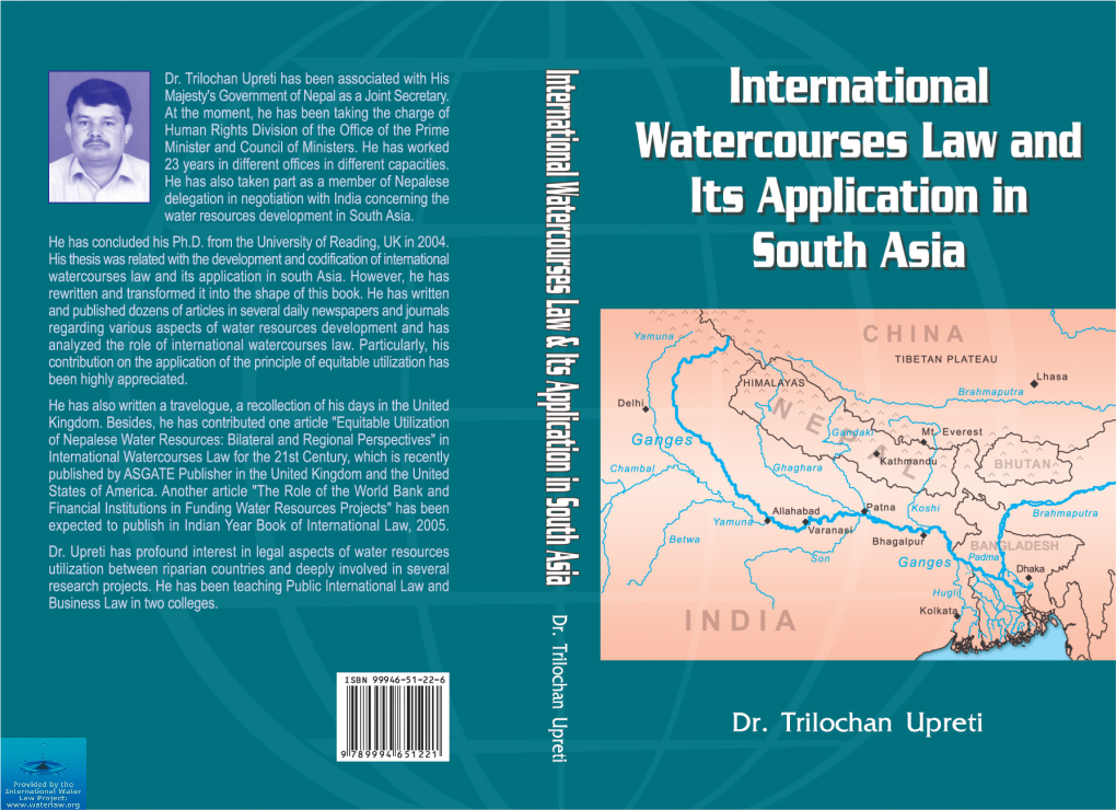 Upreti, Trilochan, International Watercourses Law and Its