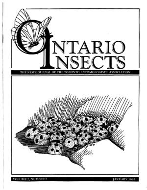 1997 ISSN: 1203-3995 Ontario Insects