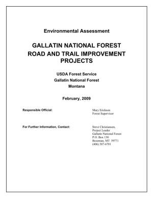 Roads and Trails Environmental Assessment