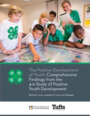 Findings from the 4-H Study of Positive Youth Development