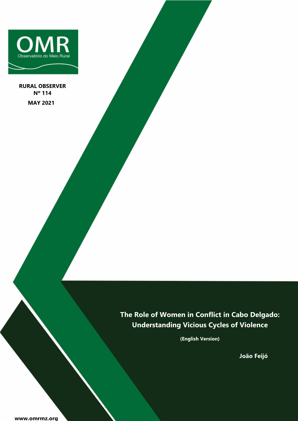 The Role of Women in Conflict in Cabo Delgado: Understanding Vicious Cycles of Violence