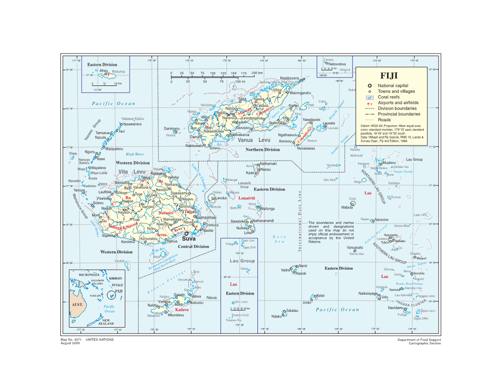 4348 Fiji Planning Map 1008