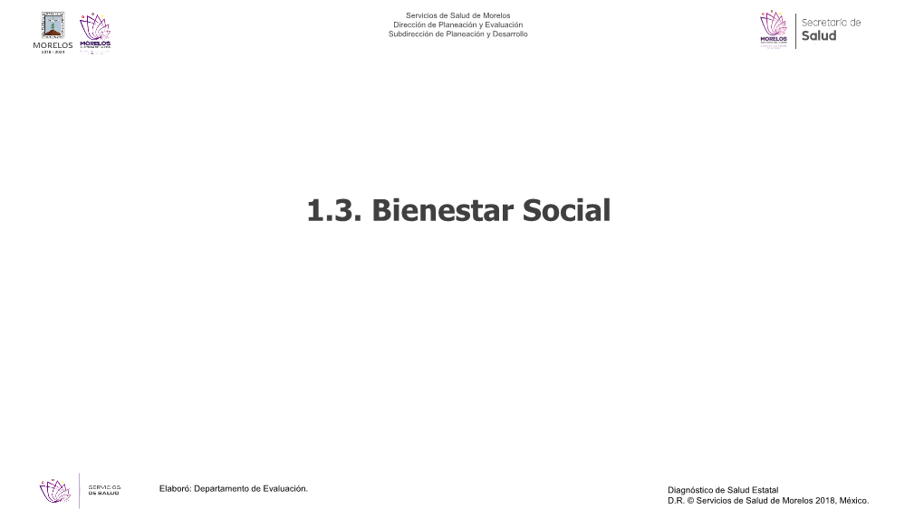 1.3. Bienestar Social