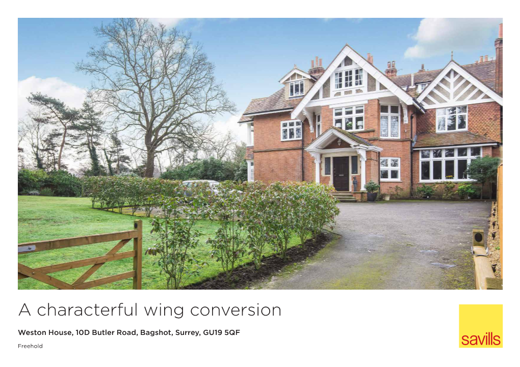 A Characterful Wing Conversion