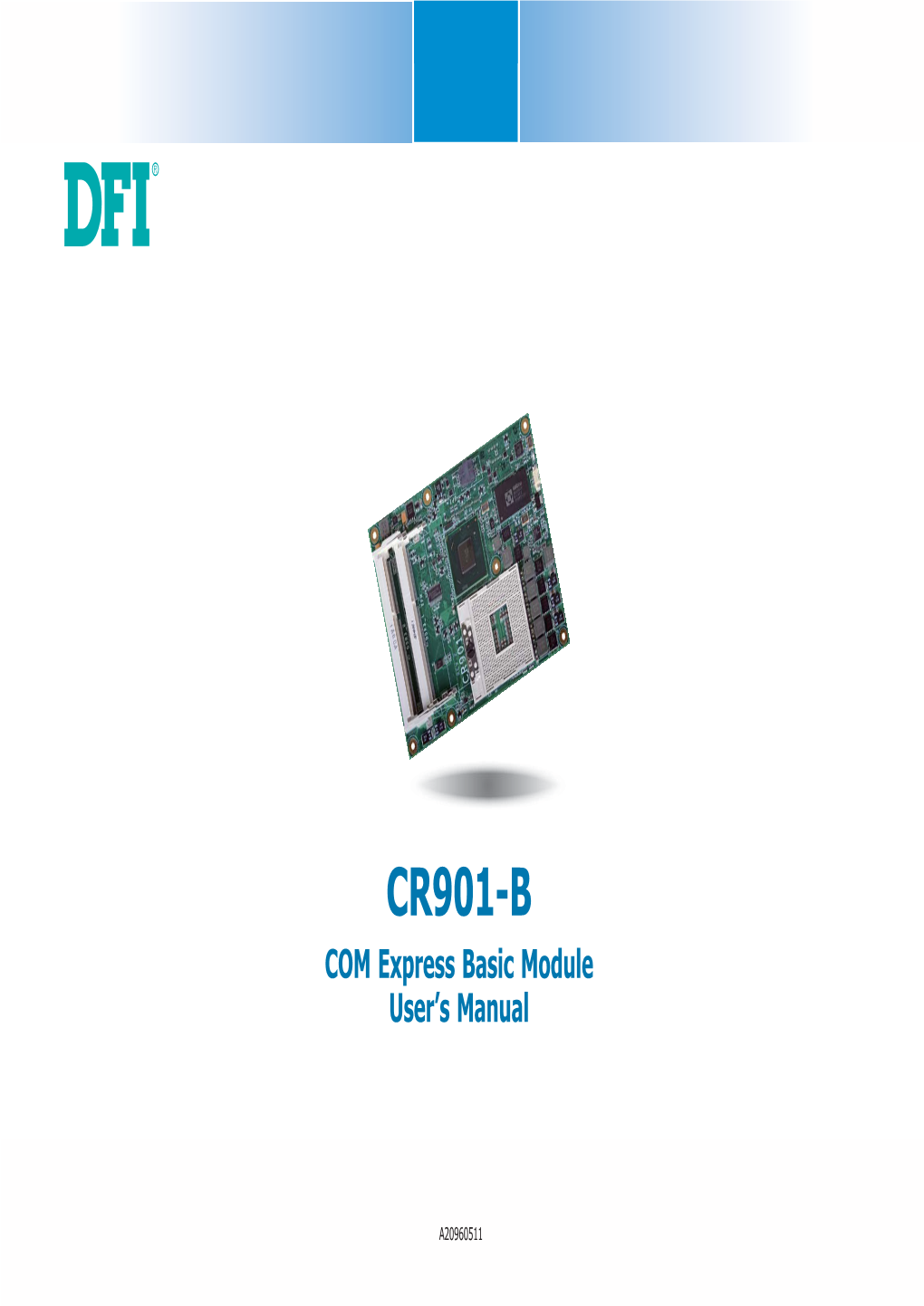 CR901-B COM Express Basic Module User’S Manual