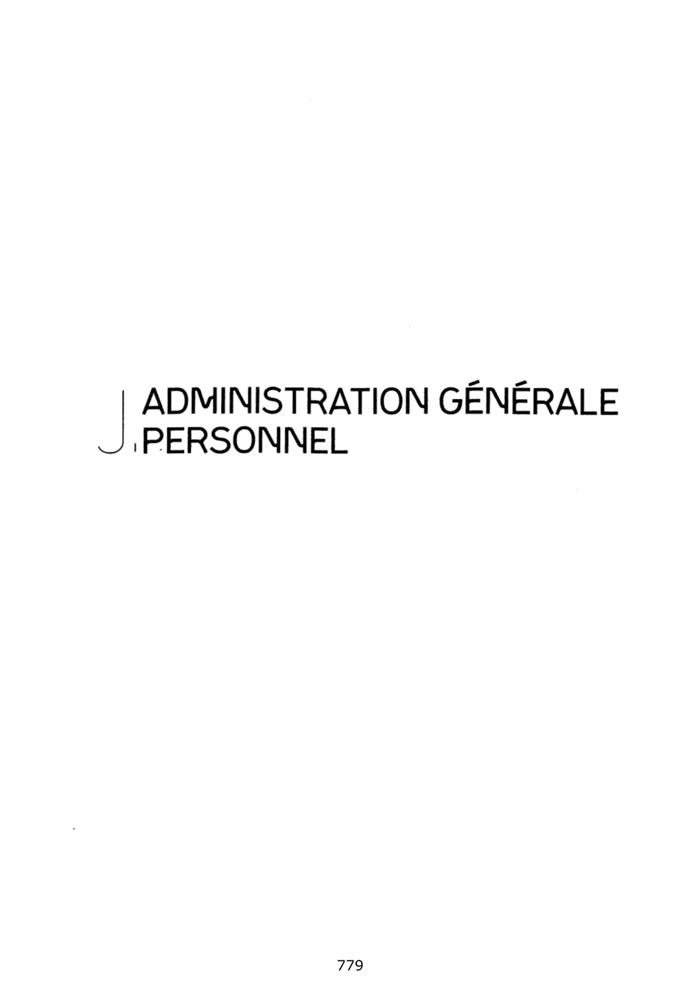 Administration Générale J~Personnel