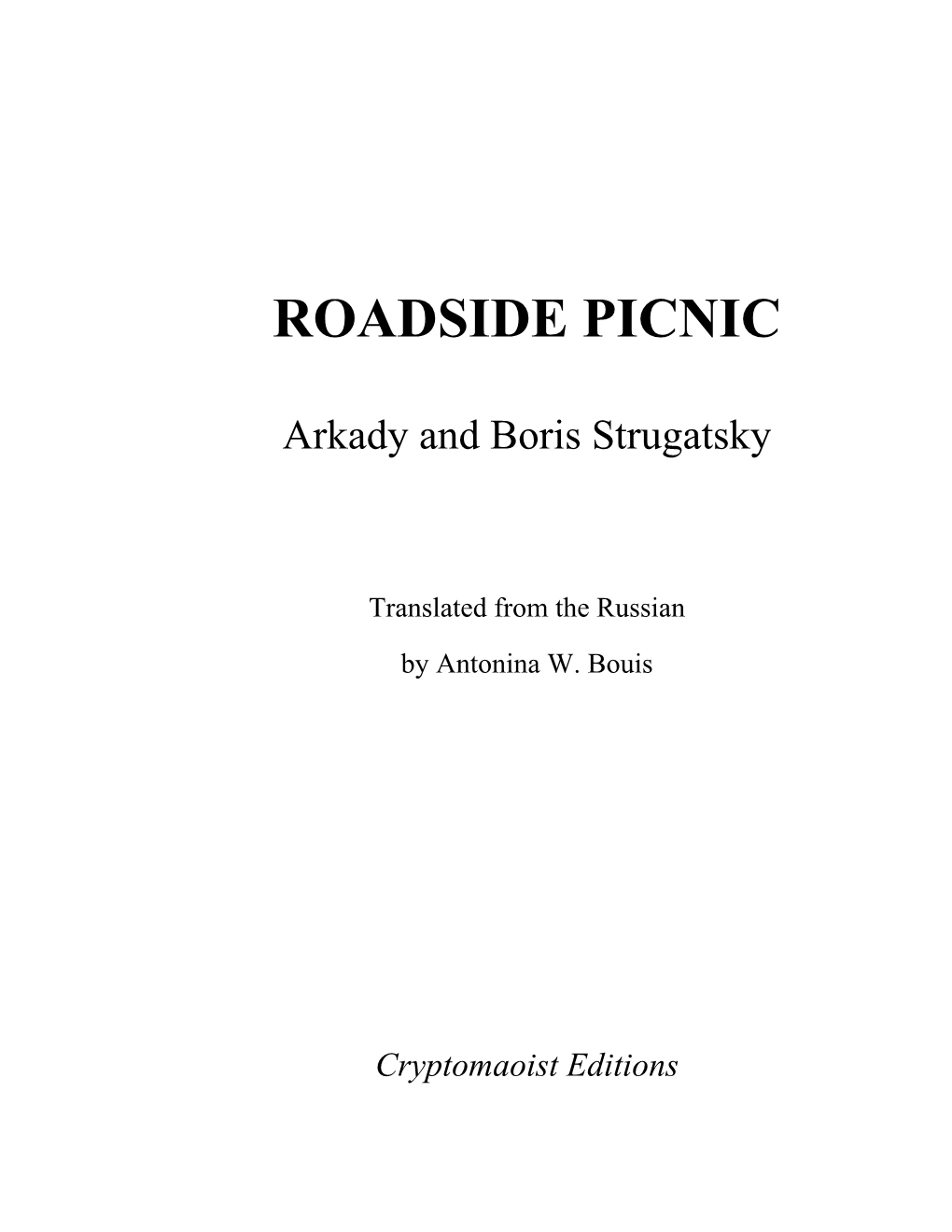 Roadside Picnic