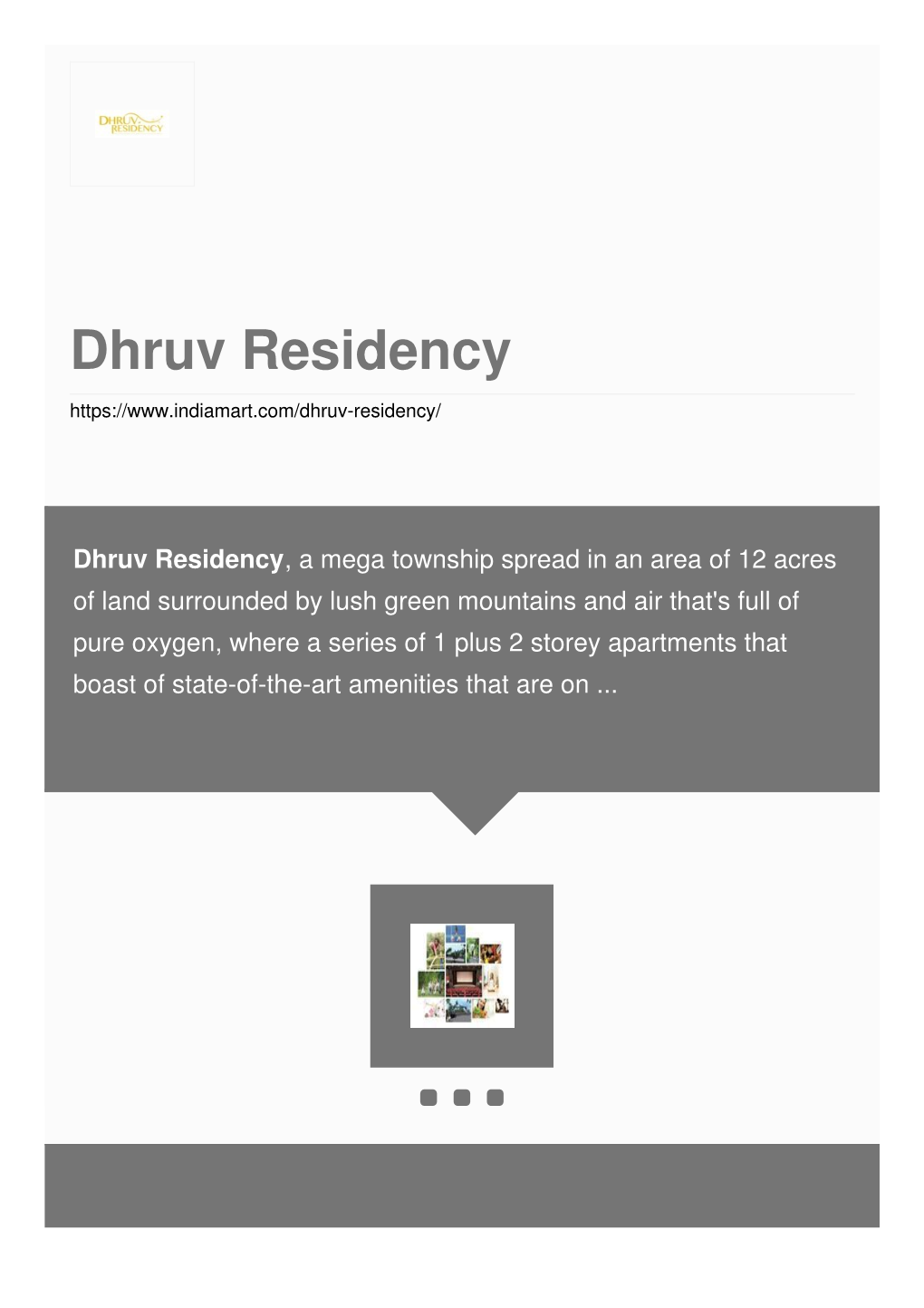Dhruv Residency