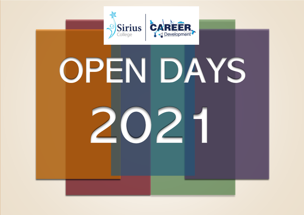 Open Days 2021