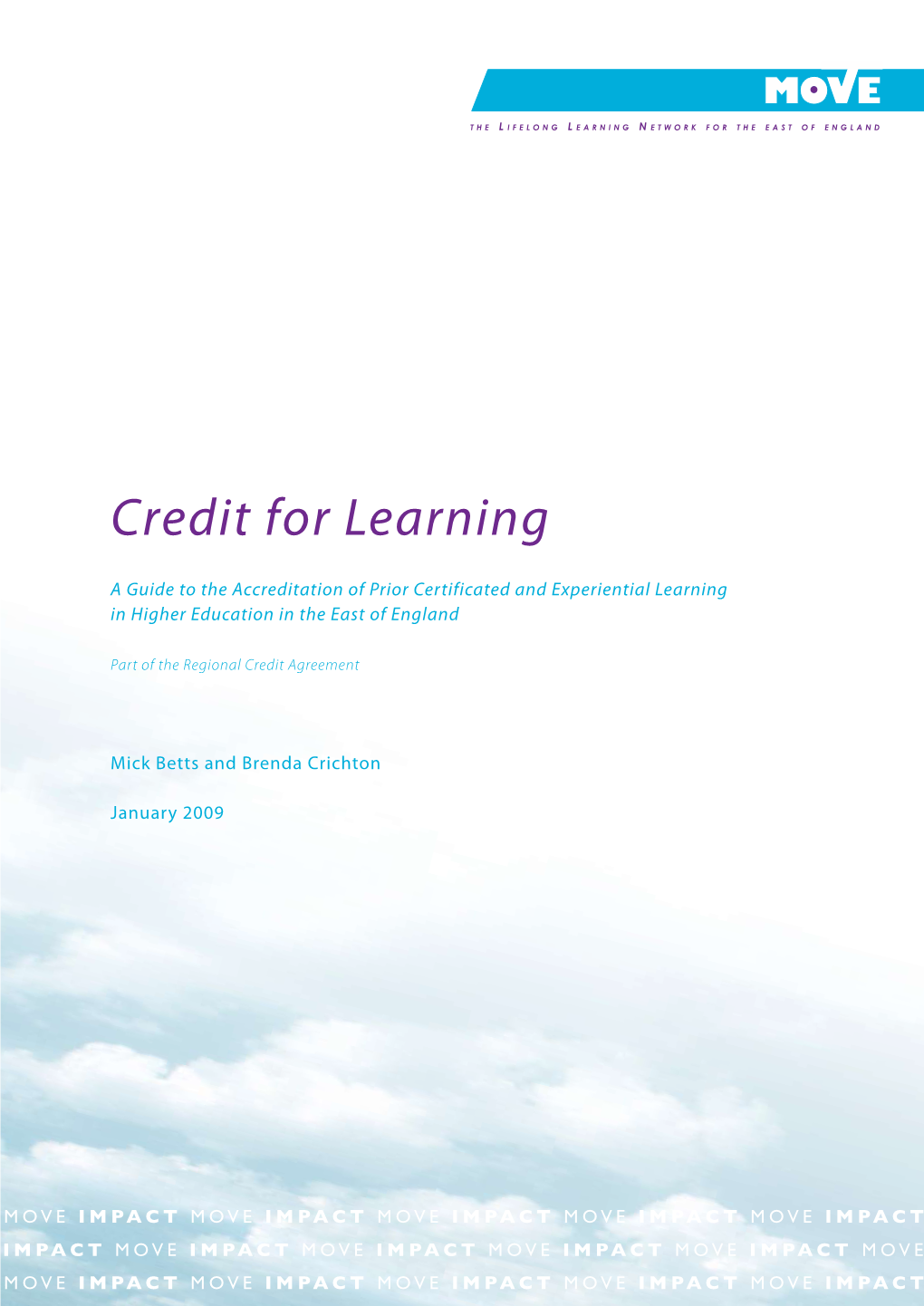 Credit for Learning