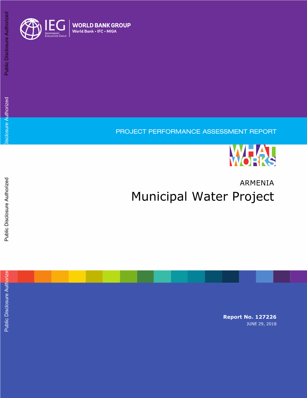 Armenia Water Sector Tariff Study” February 2015