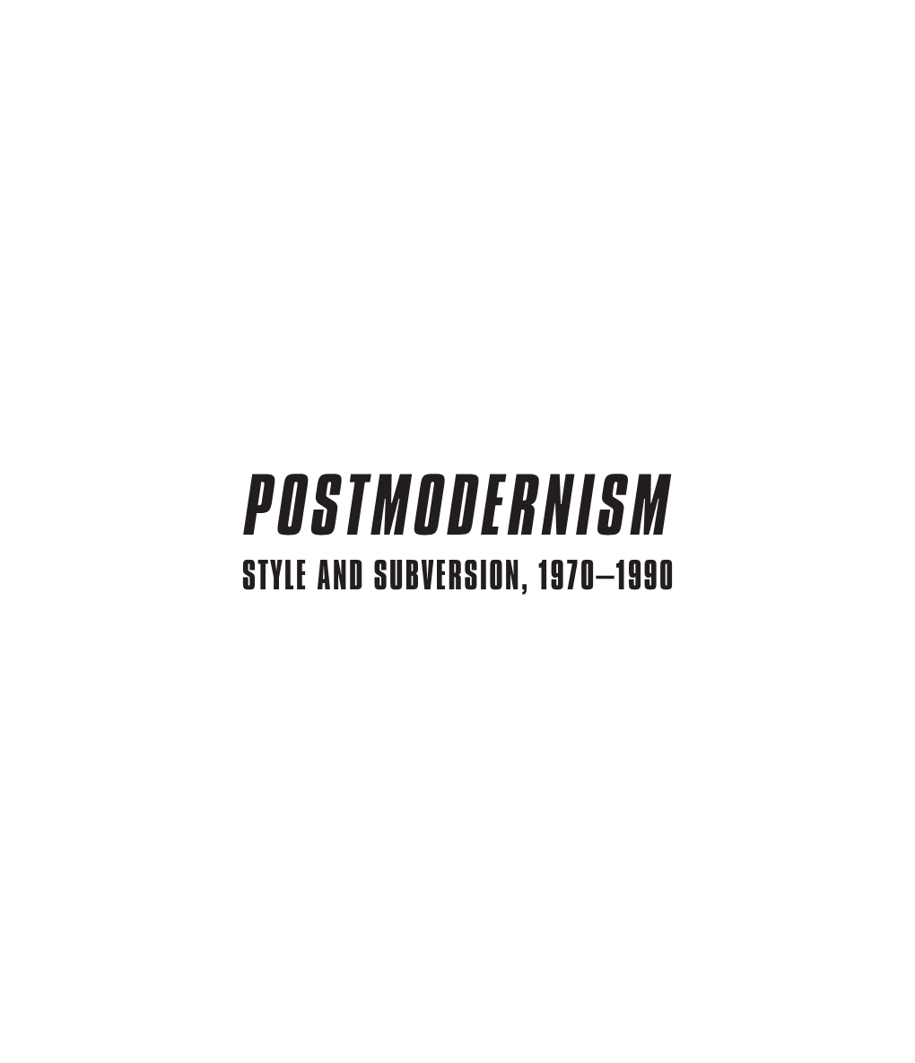 Postmodernism