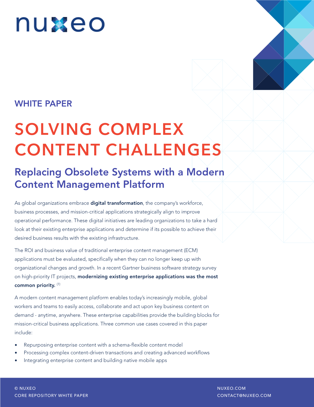 Content Repository White Paper