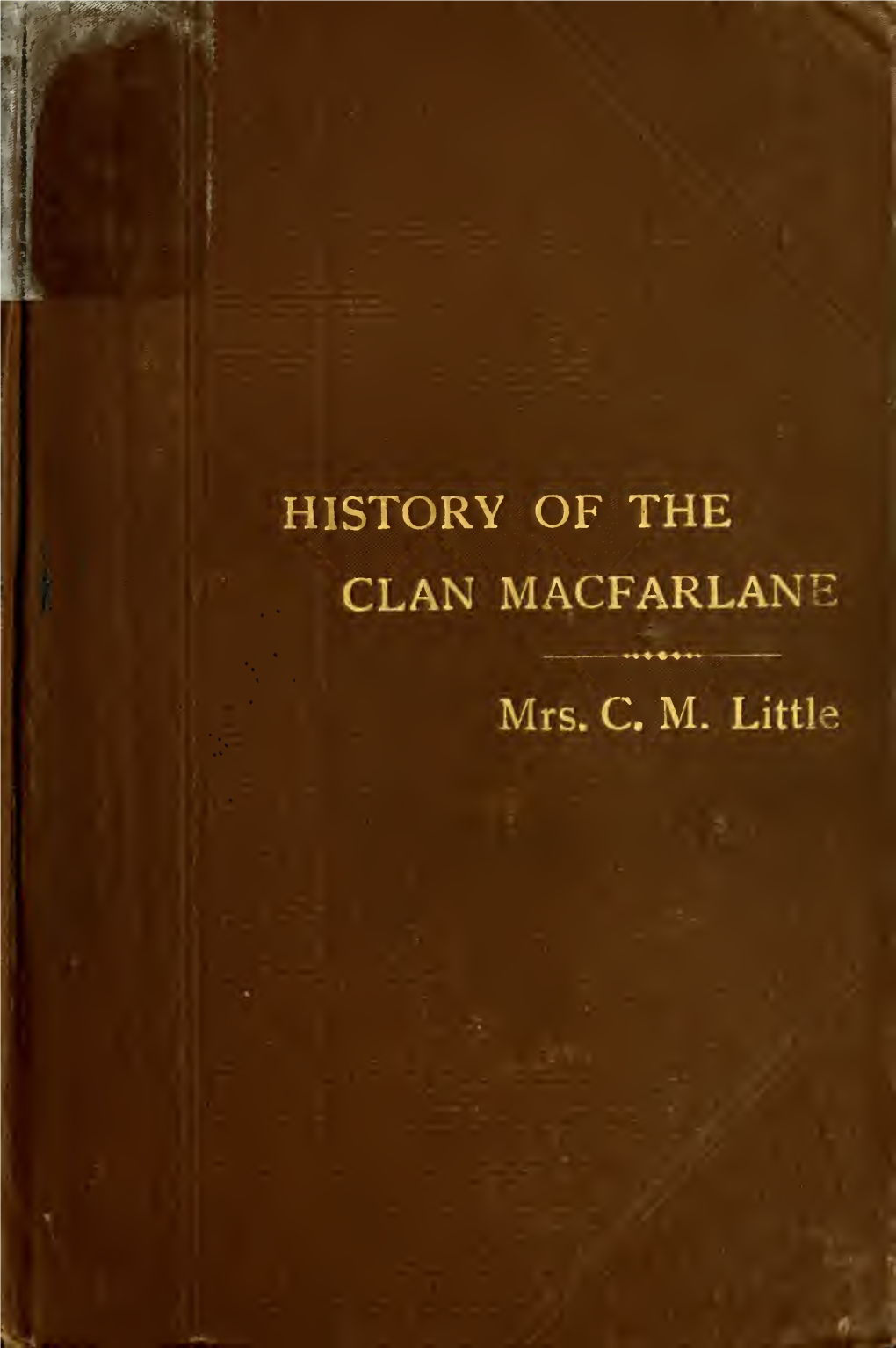 History of the Clan Macfarlane