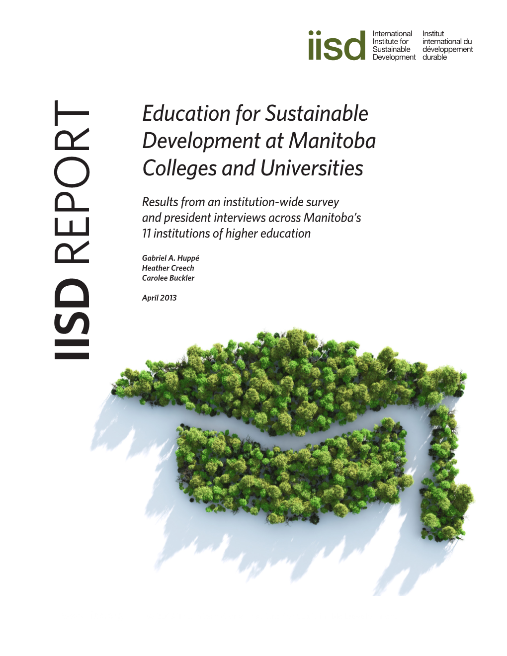 Education for Sustainable Development at Manitoba Colleges and Universities