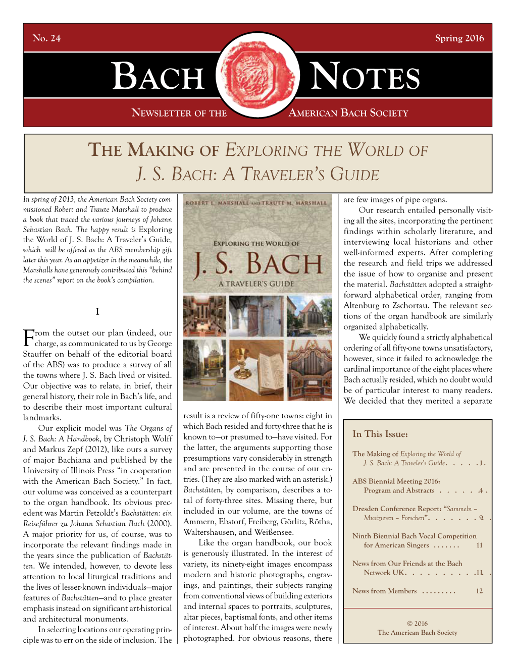 Bach Notes No. 24