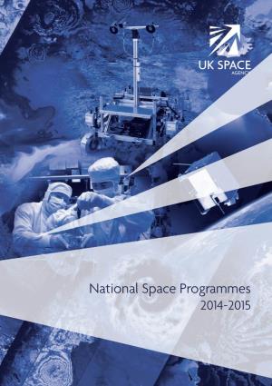 National Space Programmes 2014-2015