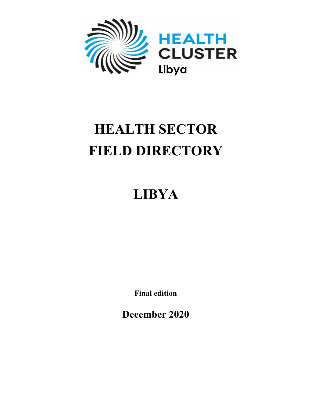 Health Sector Field Directory Libya