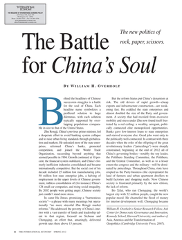 The Battle for China's Soul