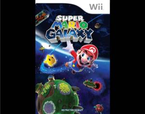 Super Mario Galaxy Game Disc Into the Disc You’Ll Control Mario As He Ventures from the Comet Slot on Your Wii Console