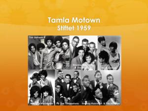 Tamla Motown Stiftet 1959