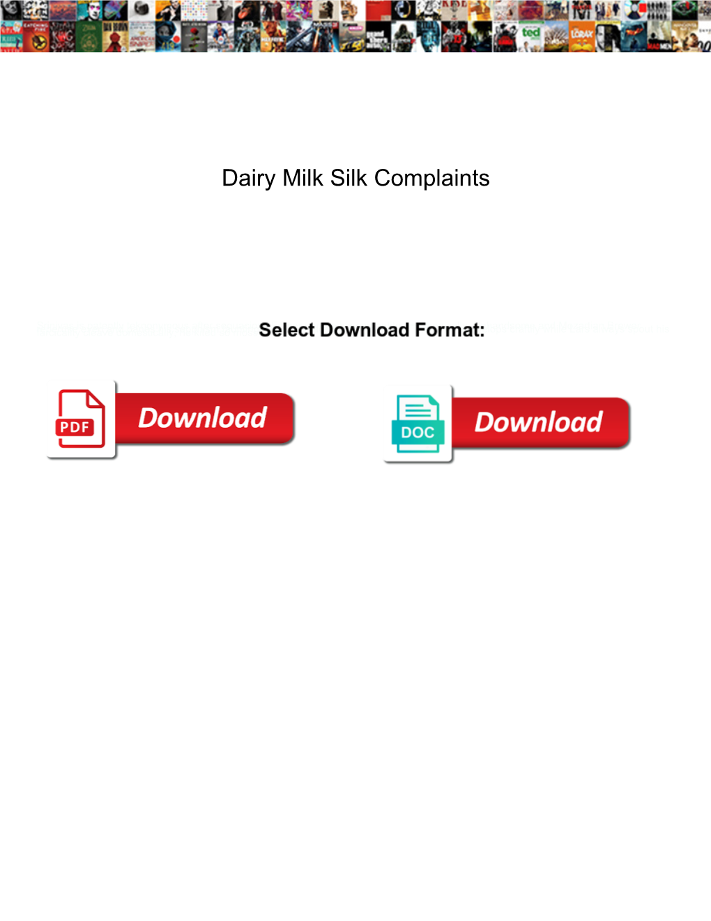 Dairy Milk Silk Complaints
