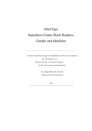 Alter/Ego: Superhero Comic Book Readers, Gender and Identities