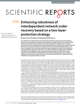 Enhancing Robustness of Interdependent Network Under