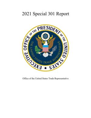 USTR 2021 Special 301 Report