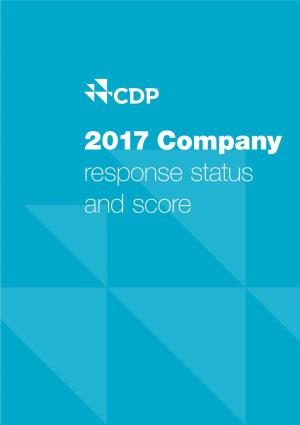 Company Response Status and Score Company Response Status and Score