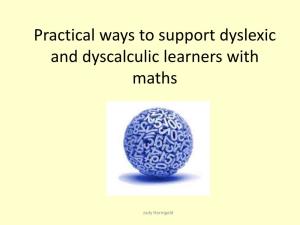 Dyscalculia in the Classroom