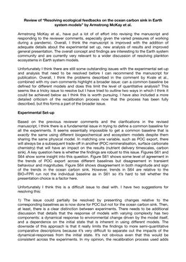 Resolving Ecological Feedbacks on the Ocean Carbon Sink in Earth System Models” by Armstrong Mckay Et Al