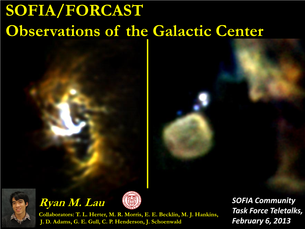 The Circumnuclear Ring (CNR) (11 Slides) – Quintuplet Proper Members (Qpms) (6 Slides) – Pistol Nebula (10 Slides)