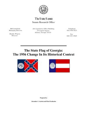 The State Flag of Georgia: the 1956 Change in Its Historical Context