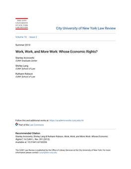 Whose Economic Rights?