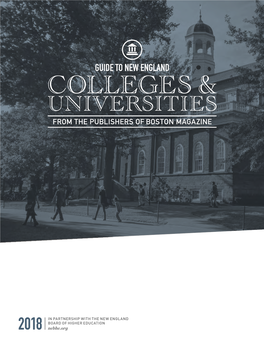 2018 Guide to Colleges & Universities