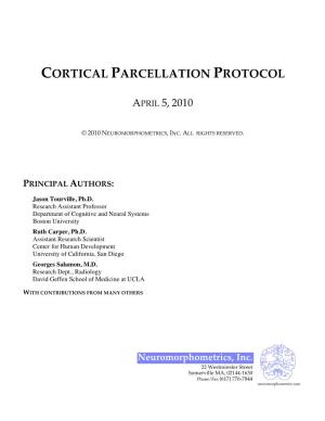 Cortical Parcellation Protocol