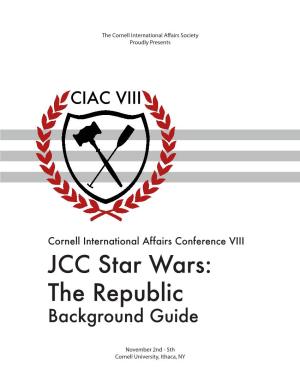 JCC Star Wars: the Republic Background Guide